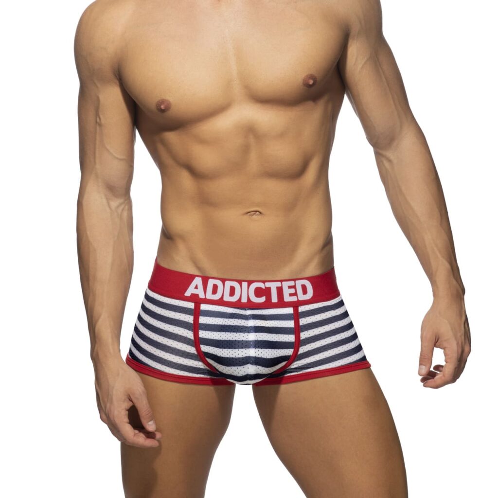 Boxer shorty style marinière